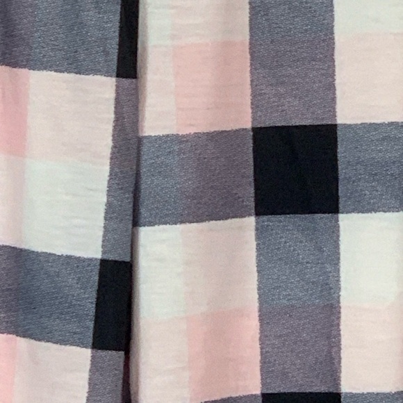 Menore Blue Pink Buffalo Plaid Pajama Pants For Women - Large - Picture 3 of 5